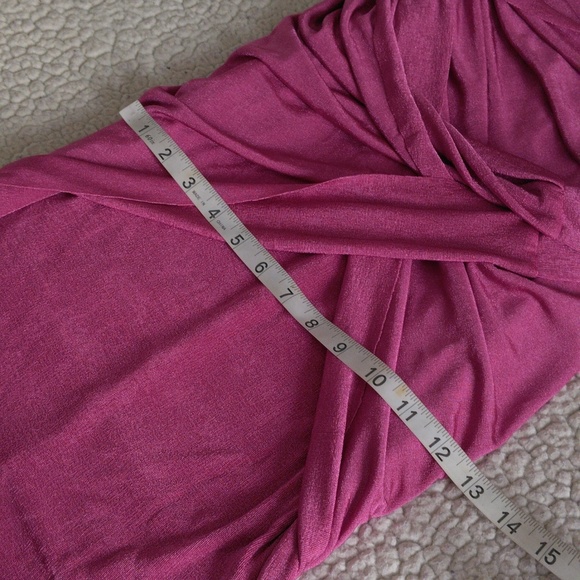 NWT JLuxLabel Size Large Fushcia Pink Tie Skirt - Picture 9 of 13